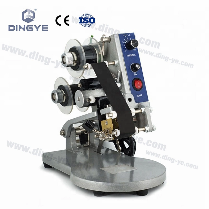 dingye manual batch foil stamp stamping printing ribbon hot printer dy-8 date coding machine